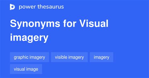 IMAGERY in Thesaurus: 100+ Synonyms & Antonyms for IMAGERY.